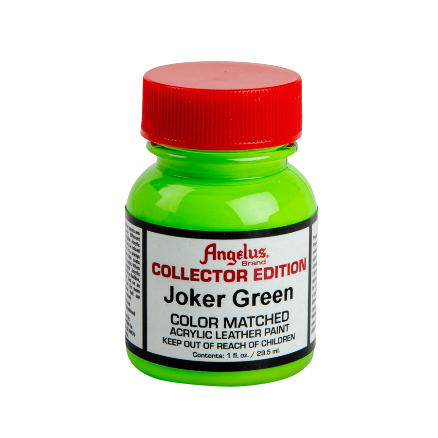 Angelus Acrylic Leather Paint - Joker Green, Collector Edition, 1 oz